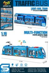 Alltoys Modri tramvaj 1:16