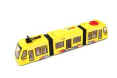 Alltoys Tramvaj rumene barve 1:16