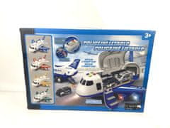 Alltoys EPEE Policijsko letalo z vozičkom +3 avtomobili