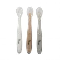 Bo Jungle mehke jedilne žlice SOFT White/Grey/Terracotta (3ks)