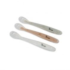 Bo Jungle mehke jedilne žlice SOFT White/Grey/Terracotta (3ks)