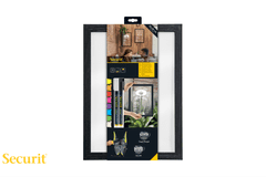 Securit by Vermes  KREDNA TABLA 30x40cm Woody s prozornim steklom WBWGLBL40