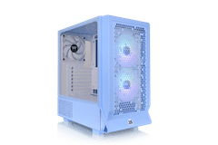 Thermaltake gaming ohišje CERES 330 TG ARGB HYDRANGEA modre barve