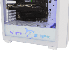 White Shark gaming ohišje GCC-2401 WARHEAD-3 belo / 4x ventilatorji 12cm RGB