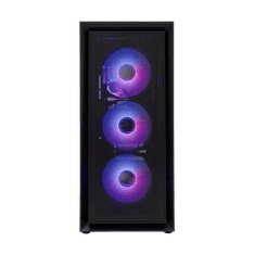 White Shark gaming ohišje GCC-2401 WARHEAD-3 črno / 4x ventilatorji 12cm RGB 