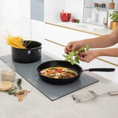 Lagostina Ponev New Tempra Titanium 28cm / en ročaj / indukcija / aluminij, prevleka Titanium