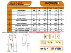 Cappa Racing Moške motoristične hlače FIORANO tekstilne sive/bele 2XL