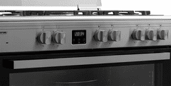 MPM Štedilnik prostostoječ -93-KGM-33, 90cm, 5x plin (WOK), 95L.,3,6KW, inox