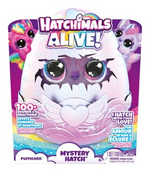 Hatchimals hatching interaktivni hišni ljubljenček enorožec