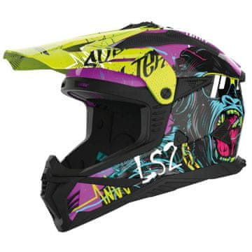 LS2 Motokros čelada Fast EVO II Gorila (MX708)