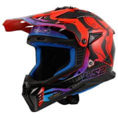 LS2 Motokros čelada Fast EVO II Wash (MX708), rdeča