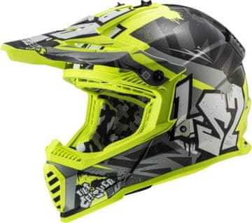 LS2 Otroška motokros čelada Fast EVO II Mini Crusher (MX437)