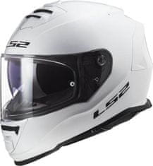 LS2 Motoristična čelada Storm II Gloss (FF800), bela