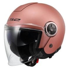 LS2 Jet čelada za skuter Classy Gold Pink (OF620)