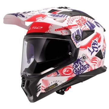 LS2 Motoristična enduro čelada Pioneer II Fantasy (MX702)