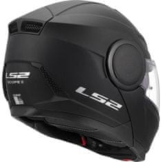 LS2 Preklopna čelada za motor Scope II Matt (FF902), črna