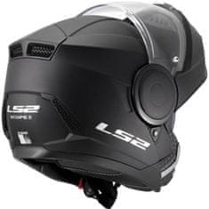 LS2 Preklopna čelada za motor Scope II Matt (FF902), črna