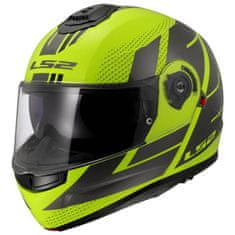 LS2 Preklopna čelada za motor Strobe II Code (FF908), rumena/siva
