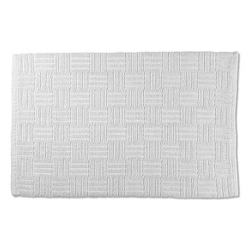 Kela Kopalniška preproga Leana 100x60 cm bombažna bela KL-23527