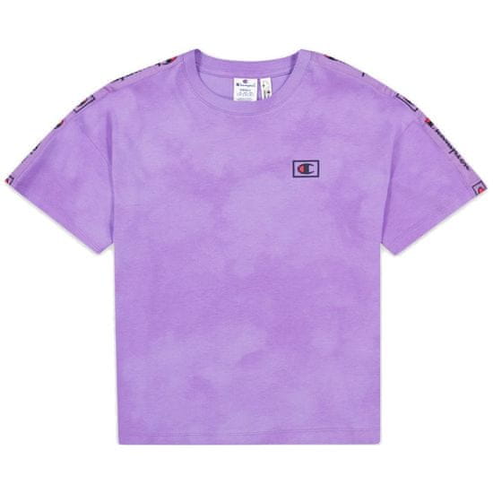 Champion Majice vijolična Wmns Organic Cotton Blend Tie Dye
