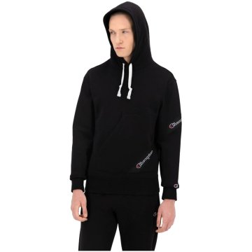 Champion Športni puloverji črna Asymmetric Pocket Hoodie
