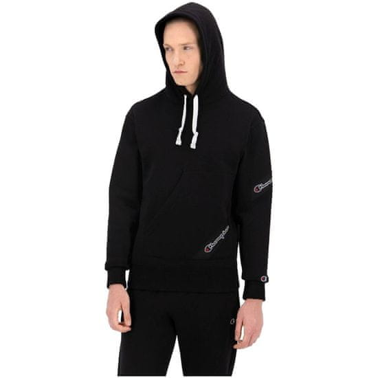 Champion Športni pulover črna Asymmetric Pocket Hoodie