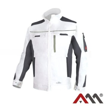 Art.mas Delovna jakna Classic Stretch Slim bela