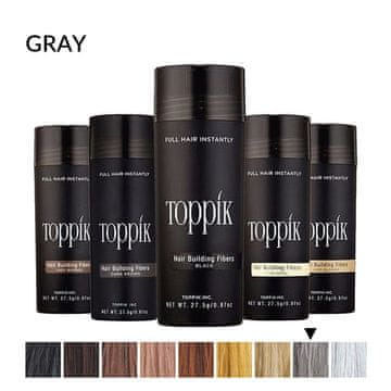 LEGIT Toppik lasna vlakna, Grey / Siva (veliki 27.5 g, do 50 nanosov)