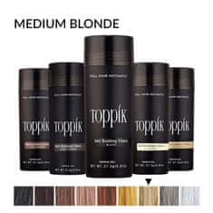 Toppik lasna vlakna, Medium Blonde / blond (veliki 27.5 g, do 50 nanosov)