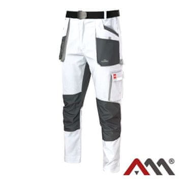 Art.mas Delovne hlače Classic Stretch Slim bele