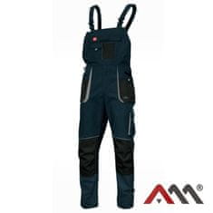 Art.mas Delovne hlače z oprsnikom Classic Stretch Slim modre 50