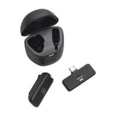 JBL Quantum Stream Wireless USB-C mikrofon, črn