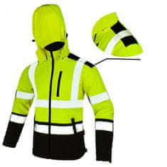 Art.mas Odsevna softshell jakna Softref rumena XXXL