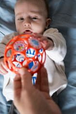 Oball Igrača RATTLE 10 cm oranžna 0m+