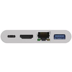 Goobay USB-C / 3x USB + HDMI + Ethernet bel dock priklopna postaja