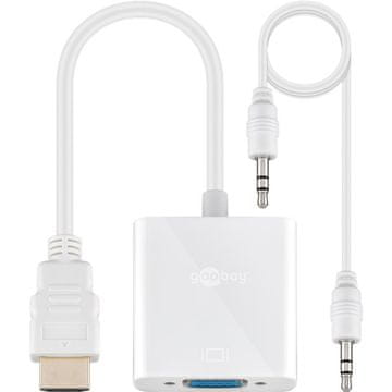 Goobay HDMI na VGA 0,15m bel adapter