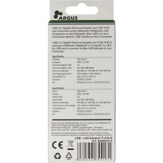 Inter-tech Argus IT-410-S RJ45/3xUSB3.0-Type C LAN adapter