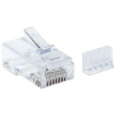 Intellinet 90 kos Cat6 RJ45 UTP 3-točkovni modularni konektorji