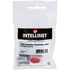 Intellinet Cat6 Keystone Jack RJ-45 UTP modul