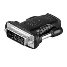 Goobay HDMI na DVI-D (68482) črn adapter