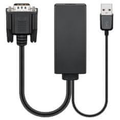 Goobay HDMI na VGA 0,1m (67816) črn adapter