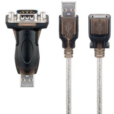 Goobay USB-A 2.0 na RS-232 (9-pin) 1,5m kabel