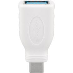 Goobay USB-C na USB-A 3.0 OTG Superspeed beli adapter