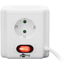 Goobay 1,5m USB 2.0 podaljšek s 4 vtičnicami