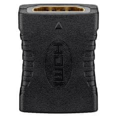 Goobay HDMI na HDMI 4K/60Hz črn adapter