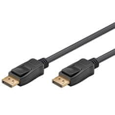 Goobay DisplayPort na DisplayPort 5m 8K DSC 32,4 Gbit/s pozlačen kabel