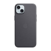 Symfony Zadnji ovitek za Apple iPhone 15 Plus, FineWoven, MagSafe, črna