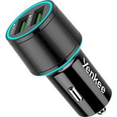 Yenkee YAC 2136 Avtomobilski polnilec USB QC 3.0