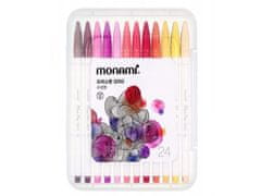 MONAMI Komplet barvnih markerjev Monami Plus Pen 3000, 0,4 mm, 24 barv
