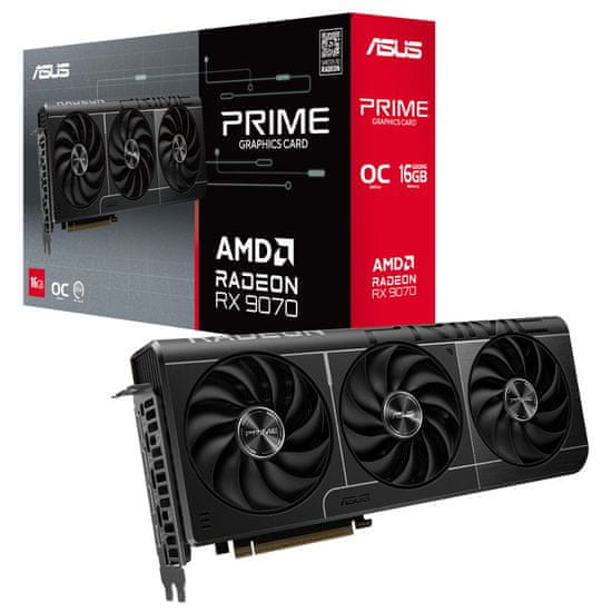 ASUS Prime Radeon RX 9070 OC 16GB GDDR6 grafična kartica (90YV0LI1-M0NA00)